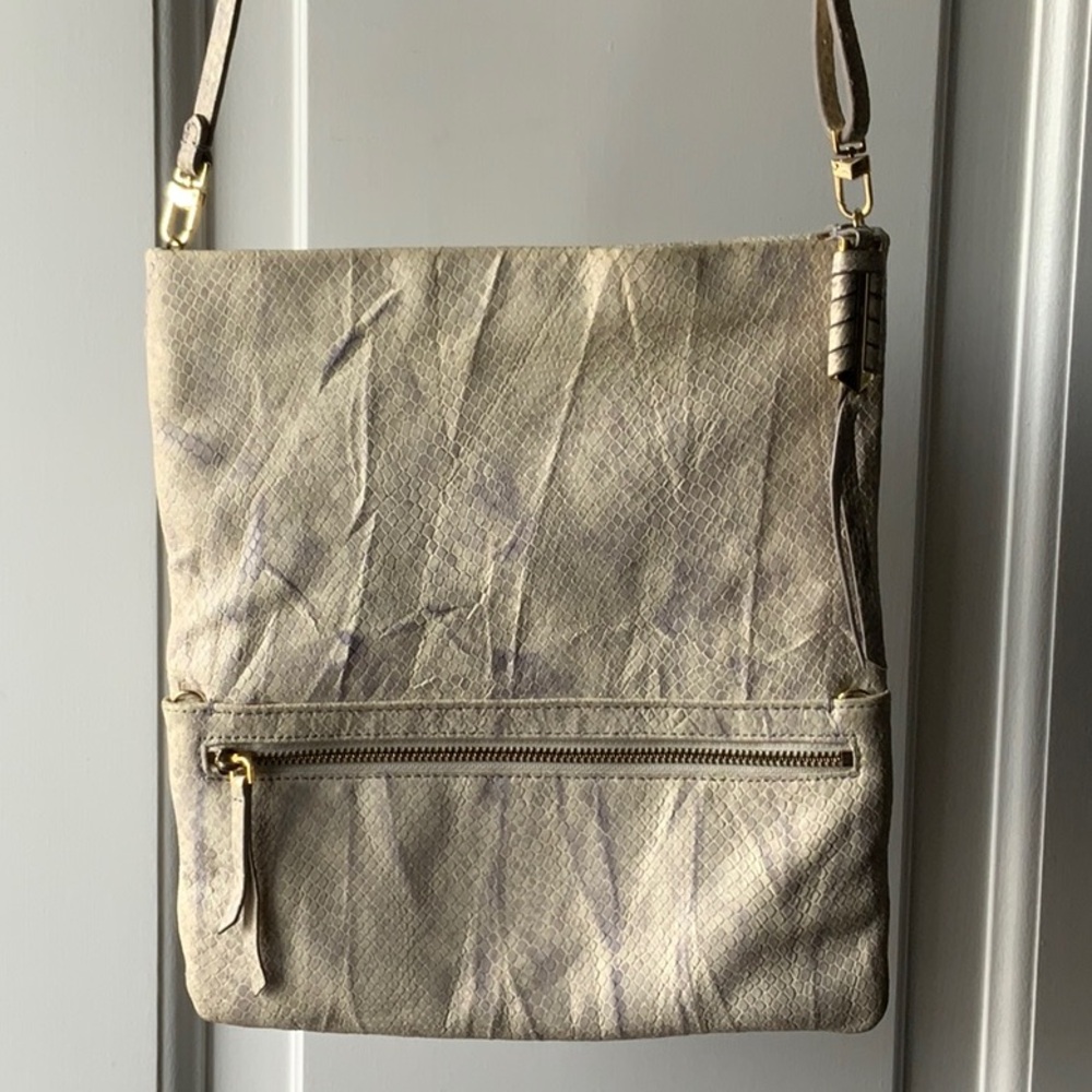 Stella & Dot Covet Snakeskin Crossbody